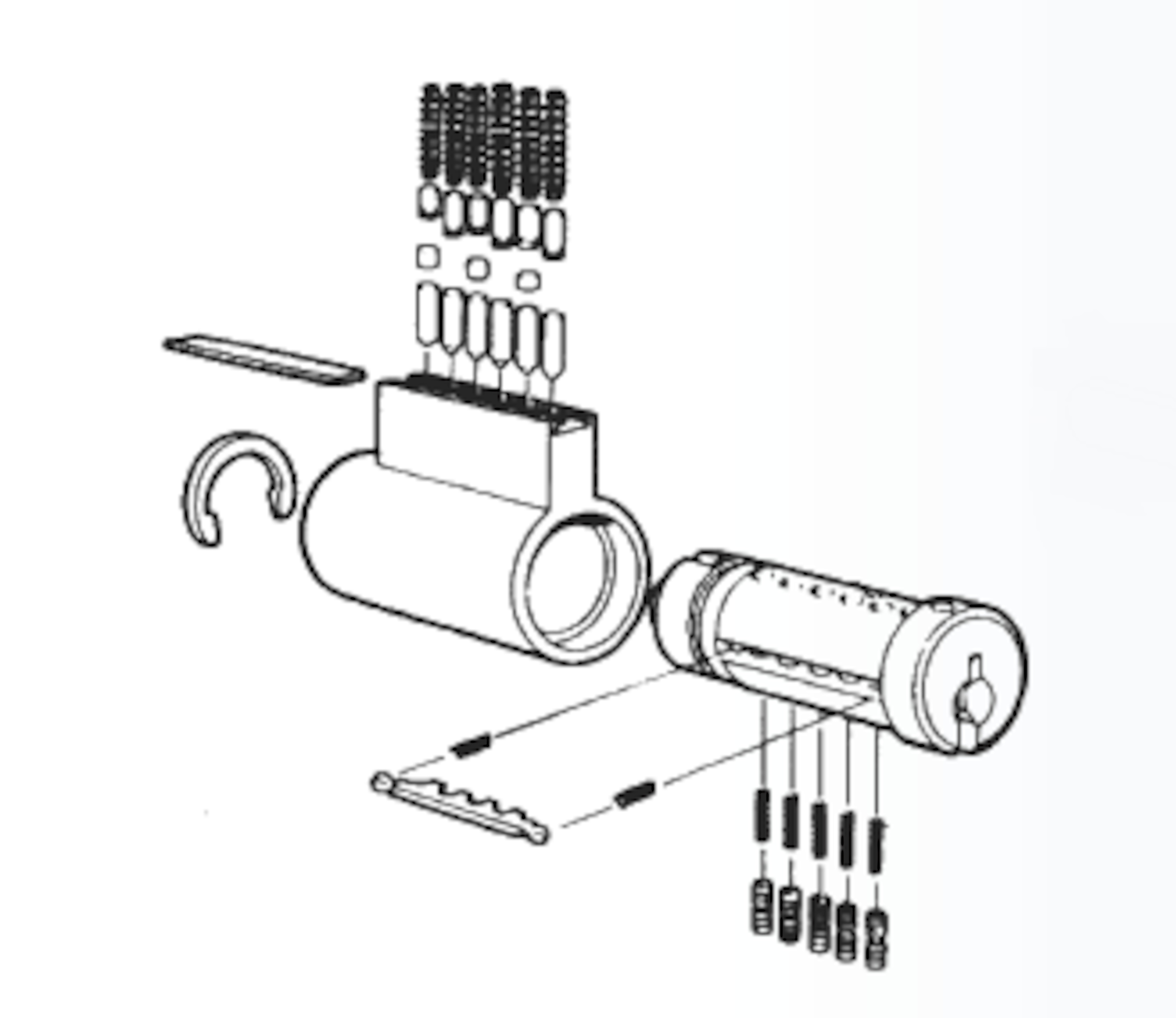 4463-1 - Key in knob Yale Std, HD | ASSA ABLOY