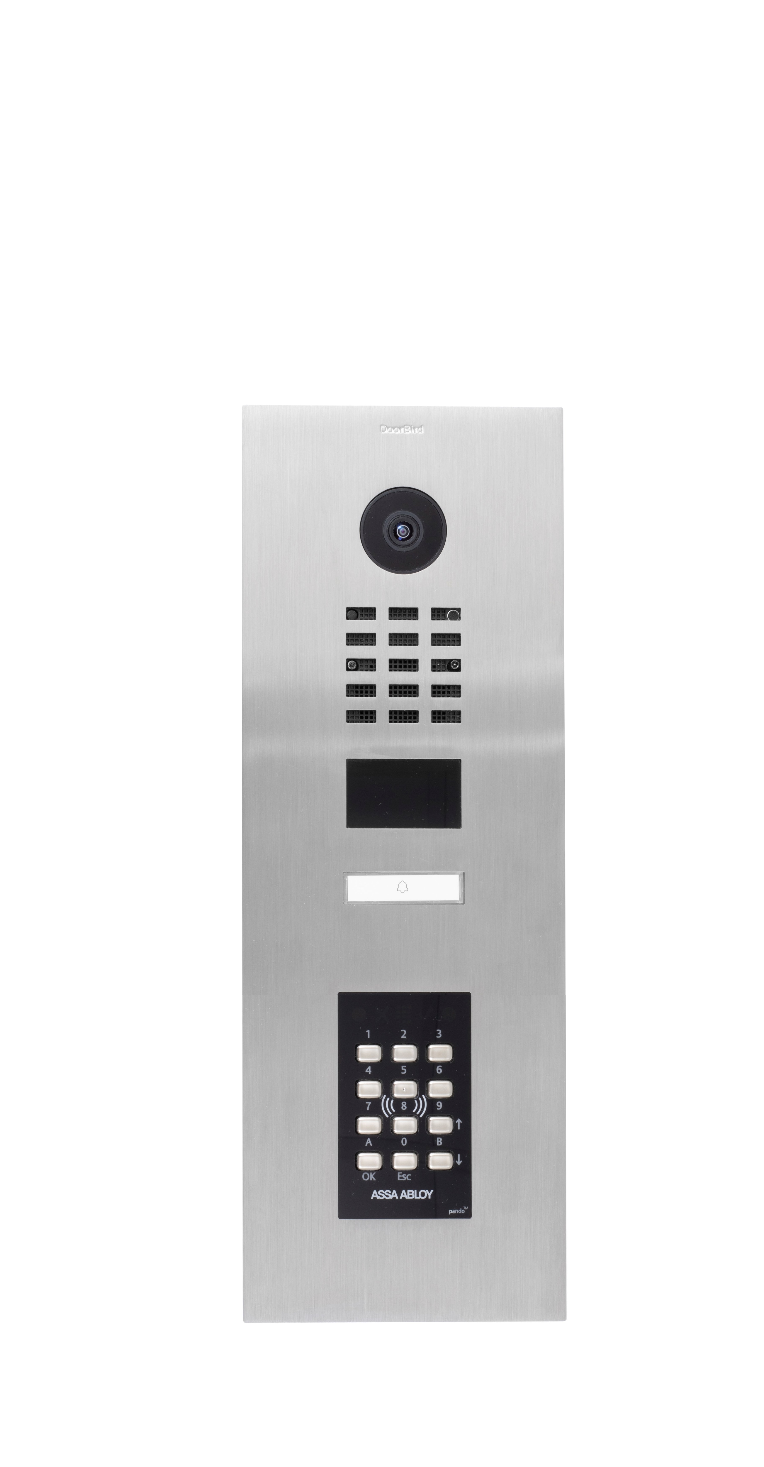 DoorBird D2101V inkl. Pando Secure Go, utanpåliggande | ASSA ABLOY